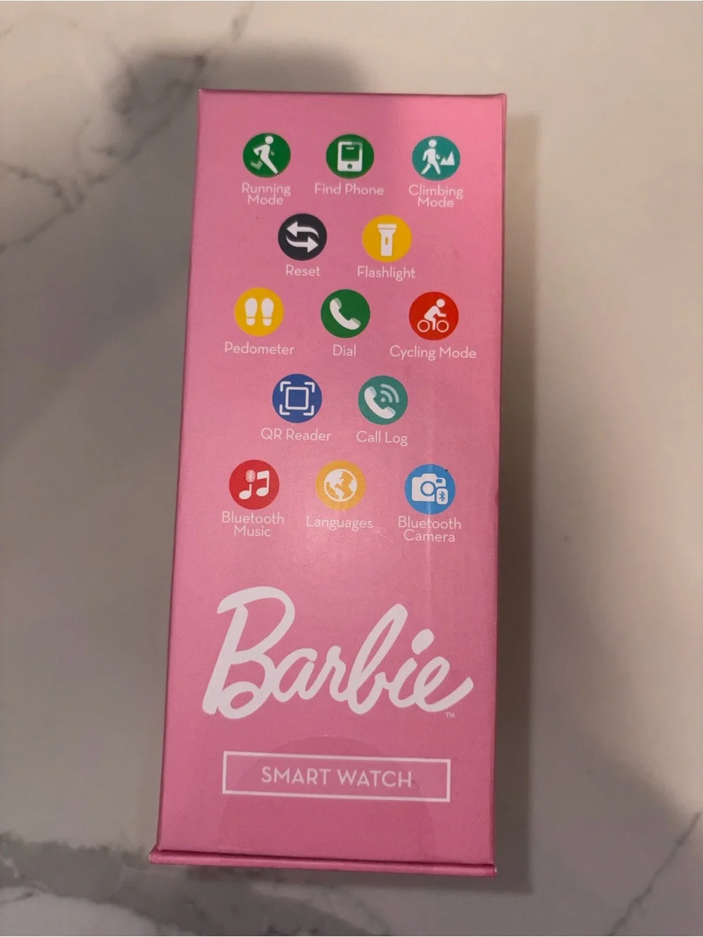Barbie Hot Pink and White Kids Smartwatch